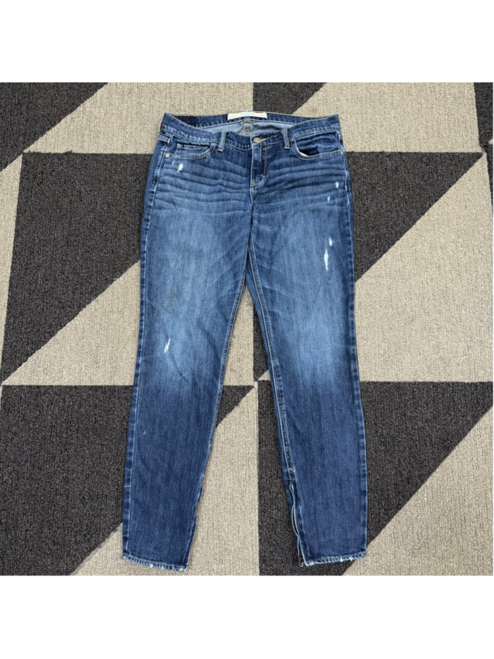 Women's Abercrombie & Fitch Skinny Jeans Size 6 Blue 28 W Perfect Stretch - Picture 12 of 12